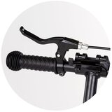 Chipolino romobil s ručnom kočnicom do 100kg SWIFT Black | shoptok.hr
