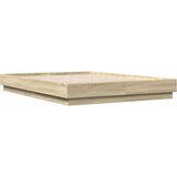  Okvir za krevet boja hrasta 160x200 cm od konstruiranog drva | shoptok.hr