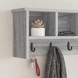  Vješalica za kapute na zidu Zidne Siva Sonoma 75 x 16 x 26 cm | Eponuda.com