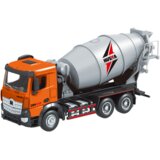  Metalni tovornjak mešalec za beton Huina 1:50 - siva/oranžna | Shoptok.si