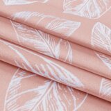  Curtain CALM color powder pink printed theme vegetable style classic silver silver metal eyelets velvet 140x250 AmeliaHome | shoptok.hr
