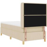 Box Spring postelja z vzmetnico Krem 80x200 cm Tkanina, (22050246) | Shoptok.si
