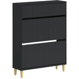  Ormar za cipele ARNHEM 78 x 24 x 103 cm Konstruirano drvo Crna - Crna | shoptok.hr