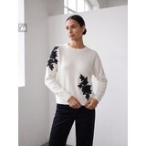 Sinsay Oversize džemper s cvjetnim motivom | shoptok.hr