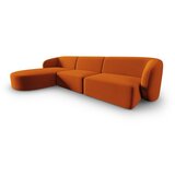 Milo Casa Baršunasti kutna garnitura boja terakote (s lijevim kutom/s ležaljkom) Paolo – | shoptok.hr