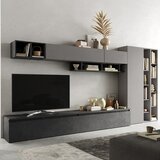 LC Mobili Sodobna siva TV stena z regali, 387x186 cm - INFINITY 2.0 900043-ADPB Cene