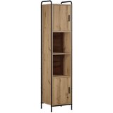  Set ormarića za kupaonicu 4 kom. Hrast artisan 40 x 36 x 181 cm - Hrast artisan Kupaonski ormarić (1 vrata i 1 polica) + viseći | shoptok.hr