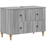  Set kupaonskih ormara od 4 dijela ALKMAAR Siva Sonoma | shoptok.hr