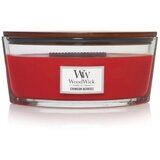 WoodWick Mirišljava sveća Crimson Berries Elipse, Crvena Cene