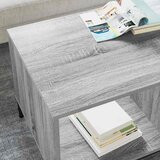  Kava Stol Siva Sonoma 90 x 49 x 46 cm Konstruirano drvo | shoptok.hr