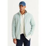 AC&Co / Altınyıldız Classics Men's CAGLA Anti-Pilling Anti-Pilling Standard Fit Bato Collar Sweatshirt Fleece Jacket. Cene