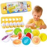  Edukativni sorter jaja, sparivanje oblika, šareno voće, 12 kom. | shoptok.hr