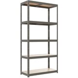  Regal za teški teret 179X90X45 cm, UKUPNA NOSIVOST 1250kg, 5 POLICA, RAL 7024 | shoptok.hr