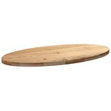 Stolna ploča 120x60x4 cm od ovalna masivna hrastovina | shoptok.hr
