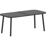  4-dijelni set za vanjski kafić smeđi ratan i čelik | shoptok.hr