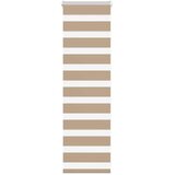 vidaXL Zebra zavesa peščeno rjava 45x100 cm širina blaga 40,9 cm poliester, (5000298363) | Shoptok.si