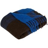Hübsch Plavo-smeđa deka 200x140 cm Inlet Cijene