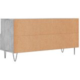 TV ormarić boja betona 102 x 36 x 50 cm od konstruiranog drva | shoptok.hr
