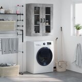 The Living Store Stenska omarica betonsko siva 69,5x34x90 cm - Stenska Omarica, (21430371) Cene
