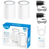 Cudy Whole Home Wi-Fi 6 Mesh System 2.5G Solution M3000 AX 3000 Dual Band(2-Pack) | Eponuda.com