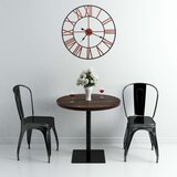  Zidni sat metalni 58 cm crveni | shoptok.hr