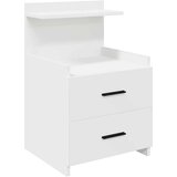 vidaXL Noćni ormarići 2 kom s 2 ladice bijeli 40x36,5x62 cm | shoptok.hr