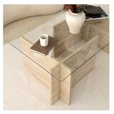Hanah home Klubska mizica Jeron (Travertin) | Shoptok.si