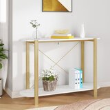 vidaXL Konzolna mizica bela 110x38x75 cm inženirski les Cene