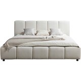 MID.YOU OBLAZINJENA POSTELJA 180 cm x 200 cm , les, umetna masa, tekstil, leseni material bež | Shoptok.si