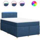  Krevet s oprugama i madracem plavi 120 x 190 cm od tkanine | shoptok.hr
