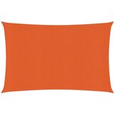  The Living Store Senčno jadro 160 g/m² pravokotno oranžna 4x5 m HDPE - Jadro Za Senco, (21494675) Cene