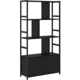  Polica Crni hrast 80 x 30 x 155 5 cm Konstruirano drvo | shoptok.hr
