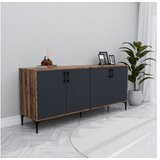 Hanah home ares 1662 anthracite console | ePonuda.com