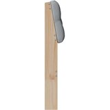 Tapecirani uzglavlje Svijetlo siva 80 cm Čvrsto borovo drvo | Eponuda.com