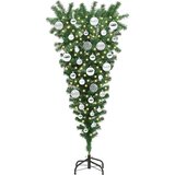  Prekrenuti umjetni božićni bor s setom kuglica Zelena 120 cm | shoptok.hr