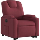  Električni naslonjač na podizanje od tkanine boja vina | shoptok.hr
