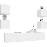  6-dijelni set TV ormarića bijeli od konstruiranog drva | shoptok.hr