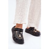 Boto Women's Foam Slippers With Embellishments Black Linaviela | shoptok.hr