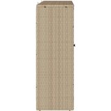 Ormarić za pohranu s policom Bež 100 x 36 x 102 cm Ratan | shoptok.hr
