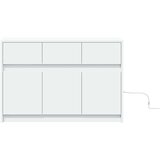 TV ormarić LED bijeli 91x34x61 cm od konstruiranog drva | shoptok.hr