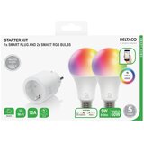 Deltaco SMART HOME Starter Kit 1 (2 Žarulje + 1 utičnica) | shoptok.hr