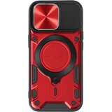 AVIZAR Magnetni ovitek za iPhone 15 Pro Max, združljiv z MagSafe, zašcita za kamero - rdec, (20917971) | Shoptok.si