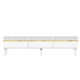 Hanah home tv polica defne white gold | ePonuda.com