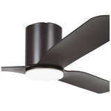Eglo 35176 - LED prigušiva stropni ventilator KAWANA LED/17W/230V, prečnik 132 cm, crna + daljinski upravljač | Eponuda.com