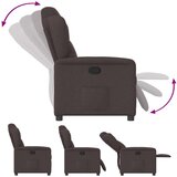  Naslanjač temno rjavo blago | Shoptok.si