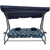  Vrtna ljuljačka sa sklopivim sjedalom i podesivom nadstrešnicom - BLU | Shoptok.si