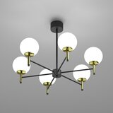  Luster na šipci AWINION 6xE27/15W/230V beli/zlatni/crni | Eponuda.com