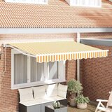  Retraktilna tenda Rumena in Bela 300 x 200 cm, (5000206762) | Shoptok.si