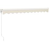 Tenda na uvlačenje krem 3,5 x 2,5 m od tkanine i aluminija | Eponuda.com