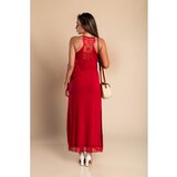 Fenzy Čipkasta Maxi Obleka Primarosa, Bordo | Shoptok.si